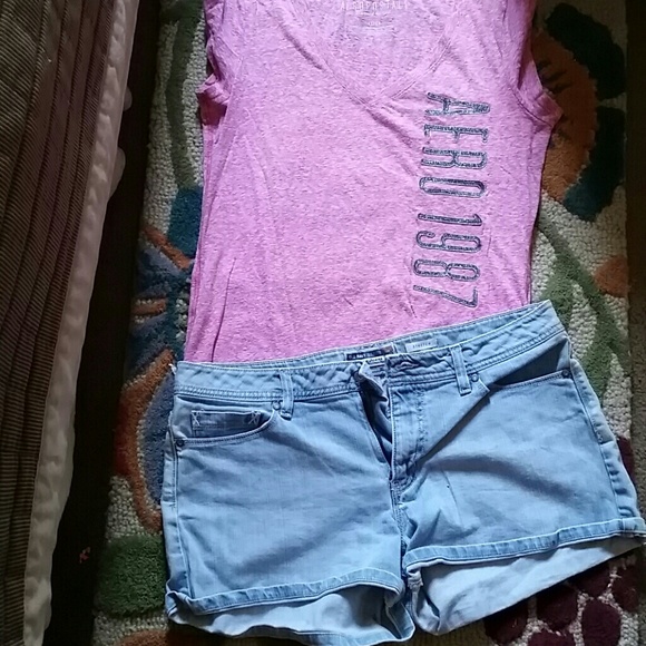 Short light blue good condition