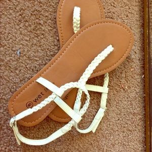 Wet Seal White Sandals