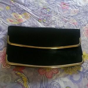 Black Patent leather Clutch