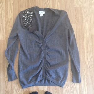 Loft jeweled cardigan