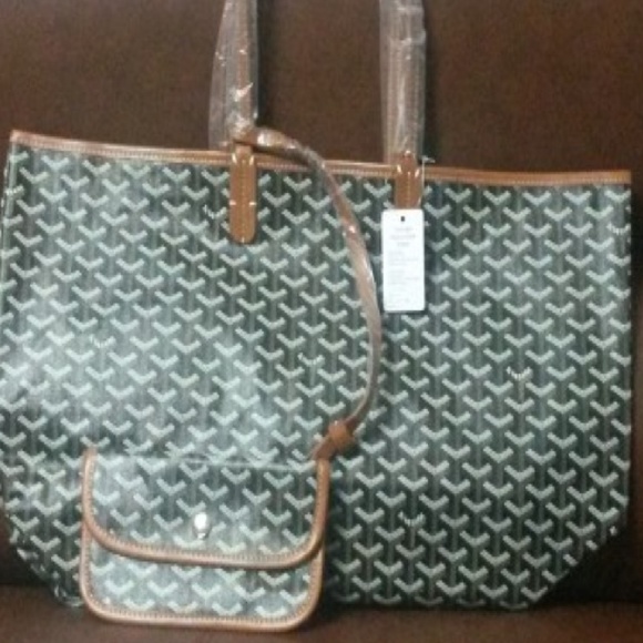 Medium Black with Tan Handles bag