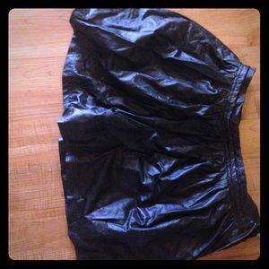 Black leather skirt from tobi size large