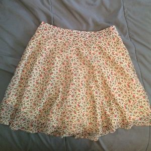 Floral circle skirt forever 21