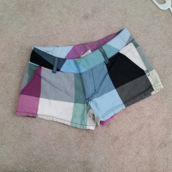 Multi colored block Volcom shorts