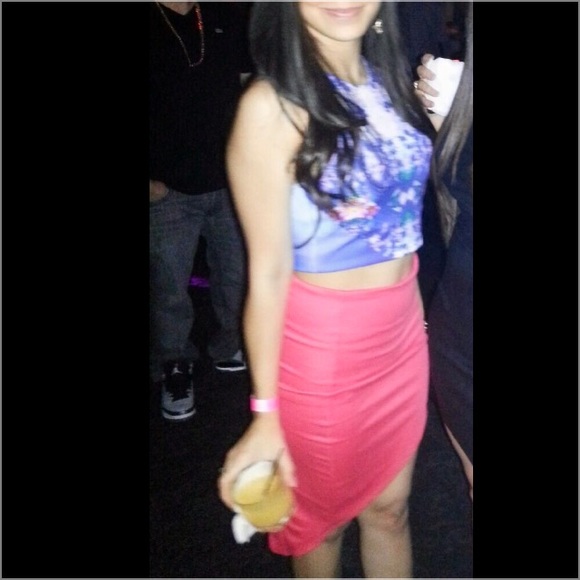 Crop Top and skirt set