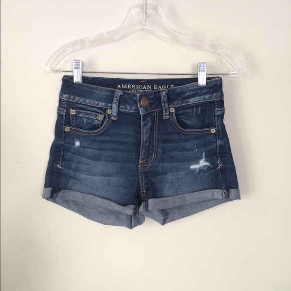 ❌sold❌American eagle denim high waist shorts