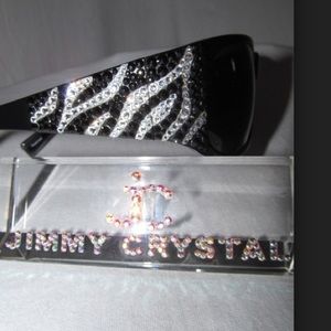 Authentic Jimmy Crystal Sunglasses (NWOT)