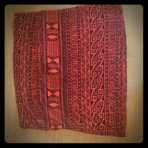 Aztec printed skirt w/tags.