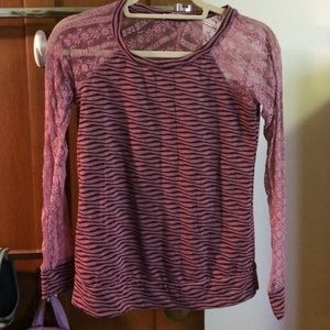 Nordstrom lace and cotton top