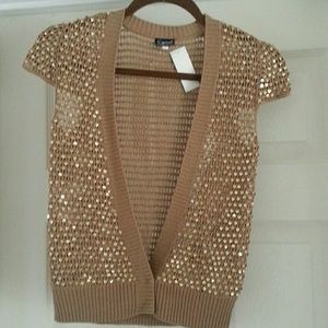 Short sleeve cardigan