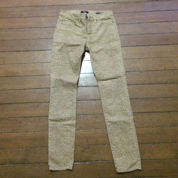 Urban Outfitters snake print jeans