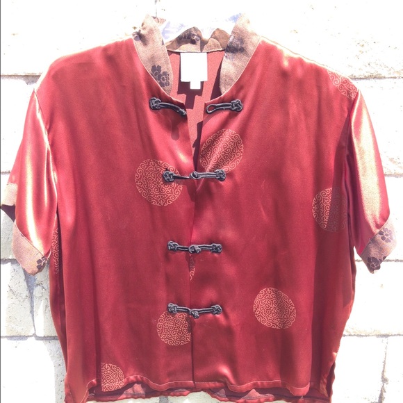 Staley Gretzinger Asian inspired top