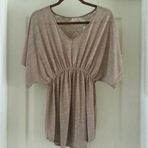 Taupe top