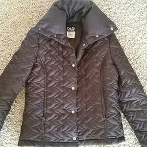 Vintage Dolce & Gabbana quilted winter coat