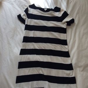 J. Crew striped knit dress