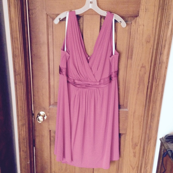 Bright pink dress