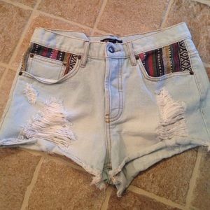 Forever 21 High rise Aztec Shorts