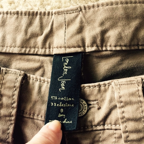London Jean khaki colored jeans