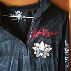 Rebel Spirit Lotus Hoodie