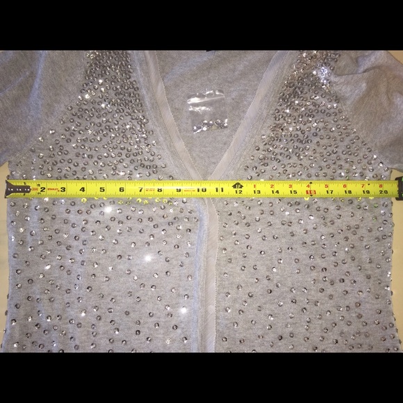 Additional pics White House Sequin Sweater