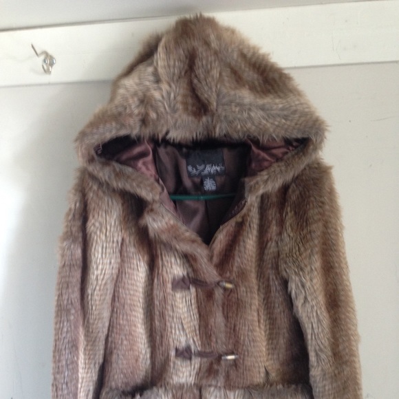 Daytrip  faux fur hooded jacket