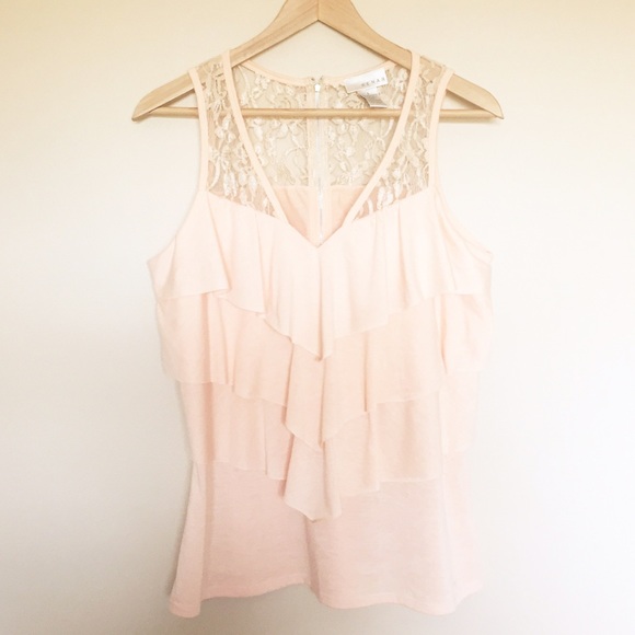 Pink Top with Lace