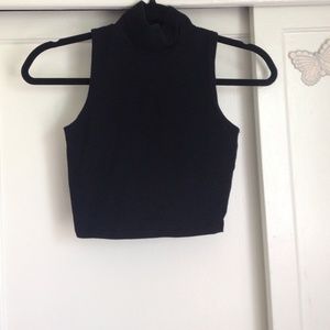 Turtle neck crop top