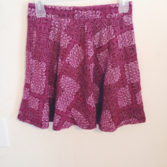 Short, flowy skirt