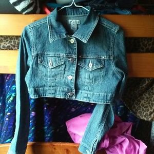Body Central Cropped Jean Jacket