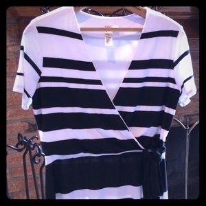 Emma & Michele - faux wrap dress