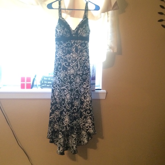 Black and white dress