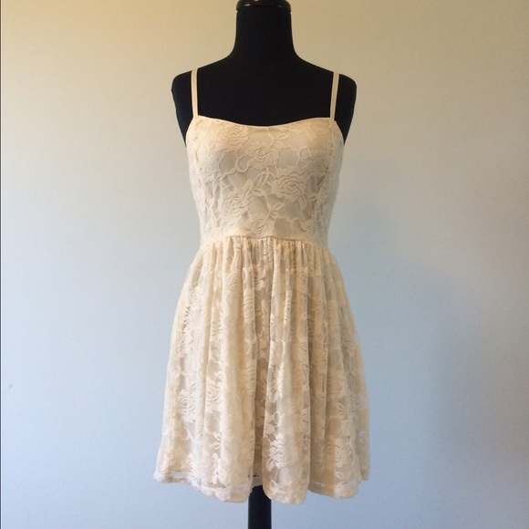Cream lace sundress