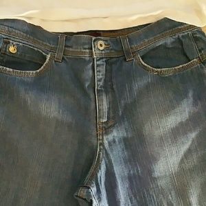 GV Denim Cuffed Capris SZ 12
