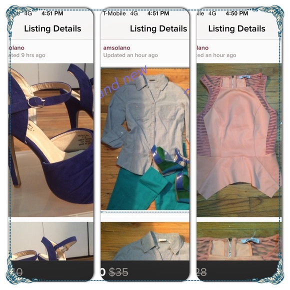 Bundle heels and shirts