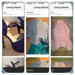 Bundle heels and shirts