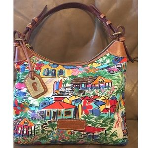 Dooney & Bourke California/Hawaii Surf scene purse