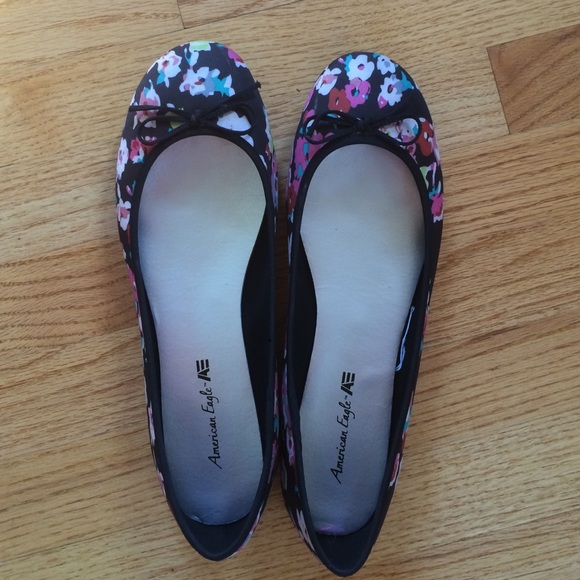 Cute Floral American Eagle Flats