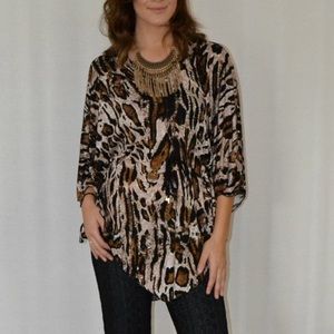 Butterfly Tunic Leopard