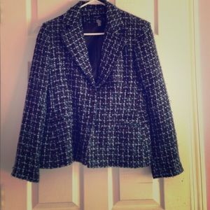 Blue and black Jones Wear blazer