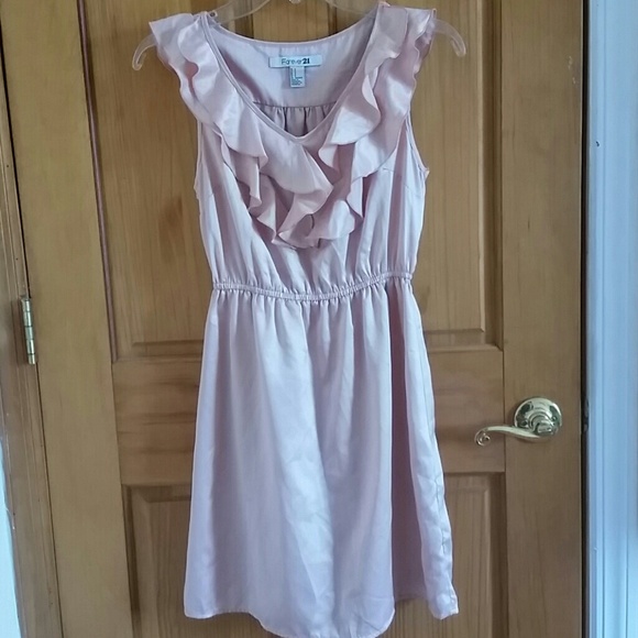 Forever21 pink chiffon dress