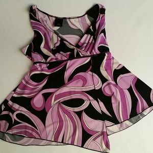 j.t.b. colorful sleeveless top