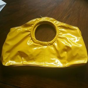 Yellow handbag