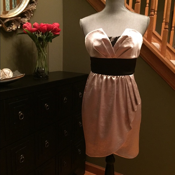 Sexy Champagne/Black Dress