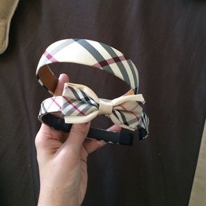 Burberry print headbands