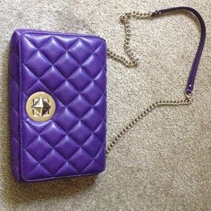 SOLD! Kate spade purple clutch bag