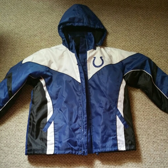 Mens Authentic NFL Colts Jacket - Picture 1 of 4