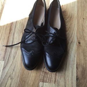 Vintage Salvatore ferragamo, black oxfords