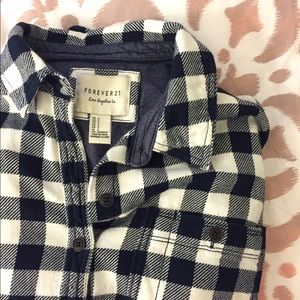 Flannel button down