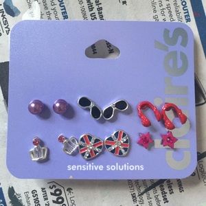 Set of 6 earrings