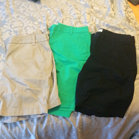 Lot of 3 J. Crew Bermuda shorts size 4